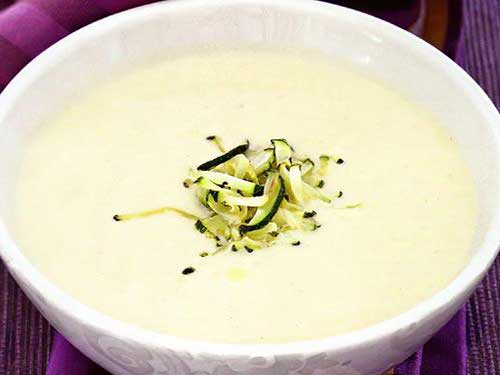 Рецепт Холодный суп из кабачков с паприкой